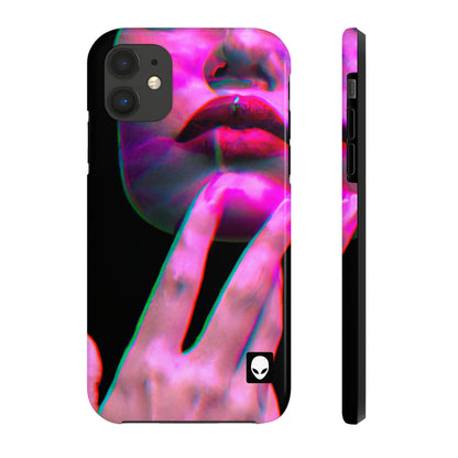 „Identität in der Abstraktion: Erforschung digitaler Selbstporträts“ – The Alien Tough Phone Cases