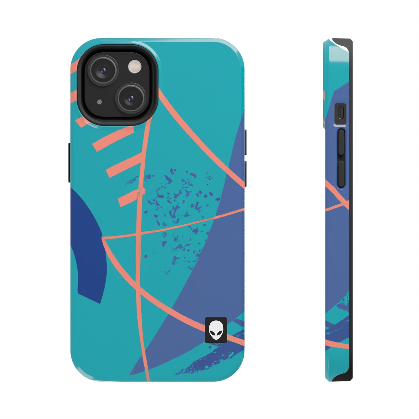 Geometrische Kunst: Eine Erforschung von Farbe und Form – The Alien Tough Phone Cases