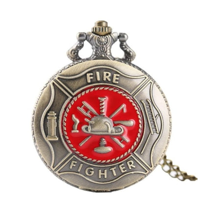 Feuerzeichen-Quarz-Flip-Gedenktaschenuhr für Herren und Damen