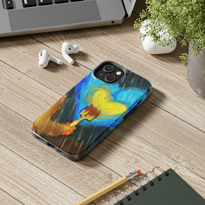 "Life-size Love in a Stormy Sky" - The Alien Tough Phone Cases