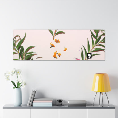 "Explorando la paleta de la naturaleza: un experimento en arte abstracto" - The Alien Canva