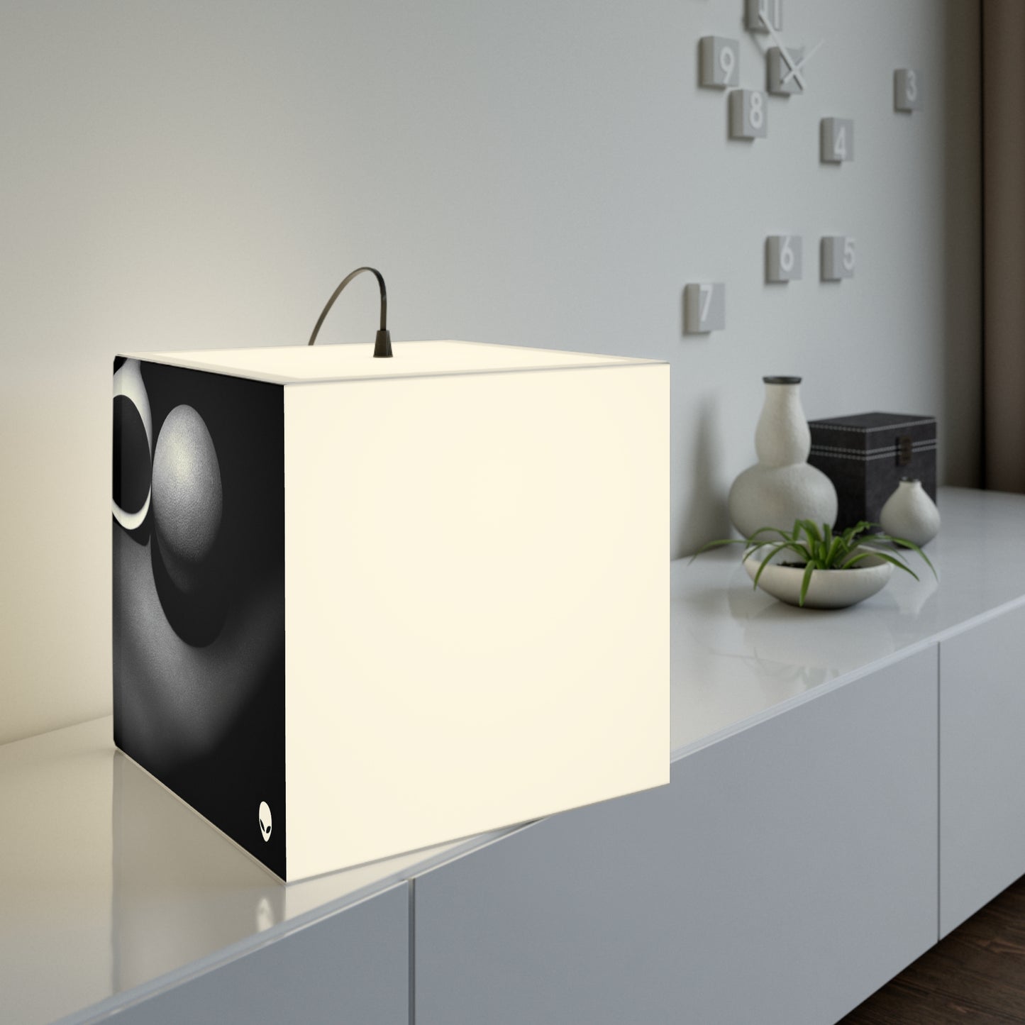 "Illuminating Inclusivity: A Visual Narrative of Unity" - The Alien Light Cube Lamp