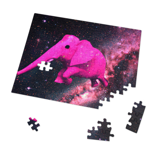 "Majestic Pinkelephant Exploration" - The Alien Jigsaw Puzzle