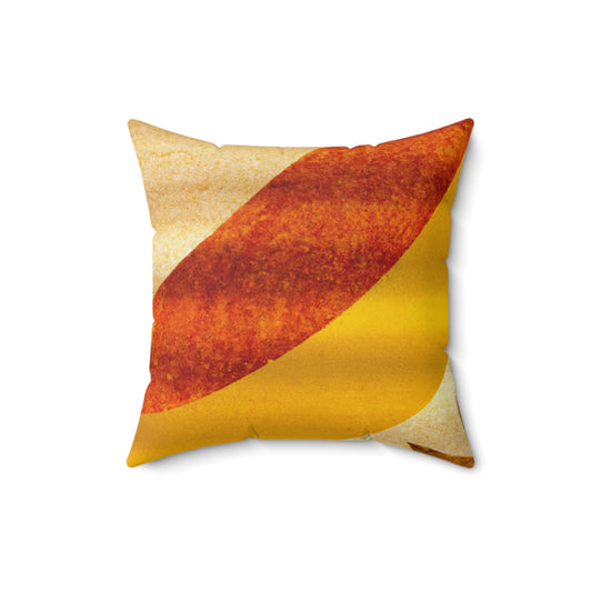 "A Natural Mosaic: Shapes and Colors from the Earth" - The Alien Square Pillow