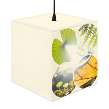 "Earth's Splendor: A Colorful Collage of Natural Wonders" - The Alien Light Cube Lamp