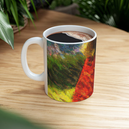 The Tattered Red Cloaked Stranger - The Alien Ceramic Mug 11 oz