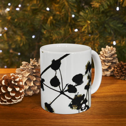 "A Light and Shadow Illumination" - The Alien Ceramic Mug 11 oz