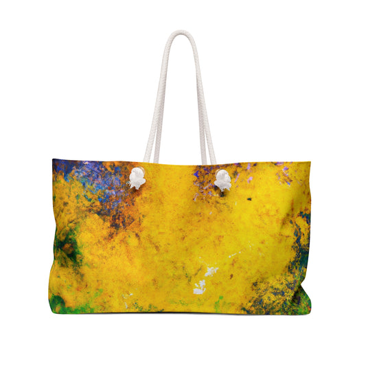 "Exploring Colorful Textures" - The Alien Weekender Bag