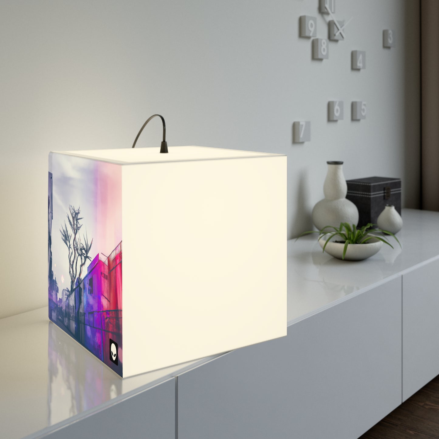 "Exploring Photographs in Color" - The Alien Light Cube Lamp