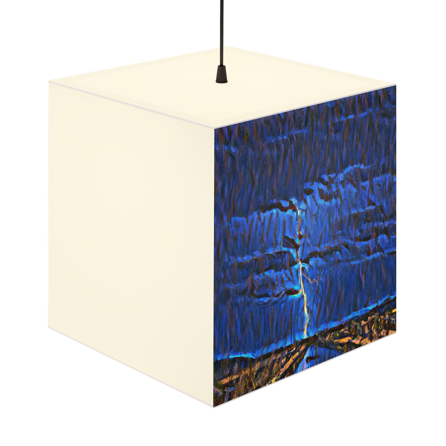 "Electric Splits in the Heavens" - The Alien Light Cube Lamp