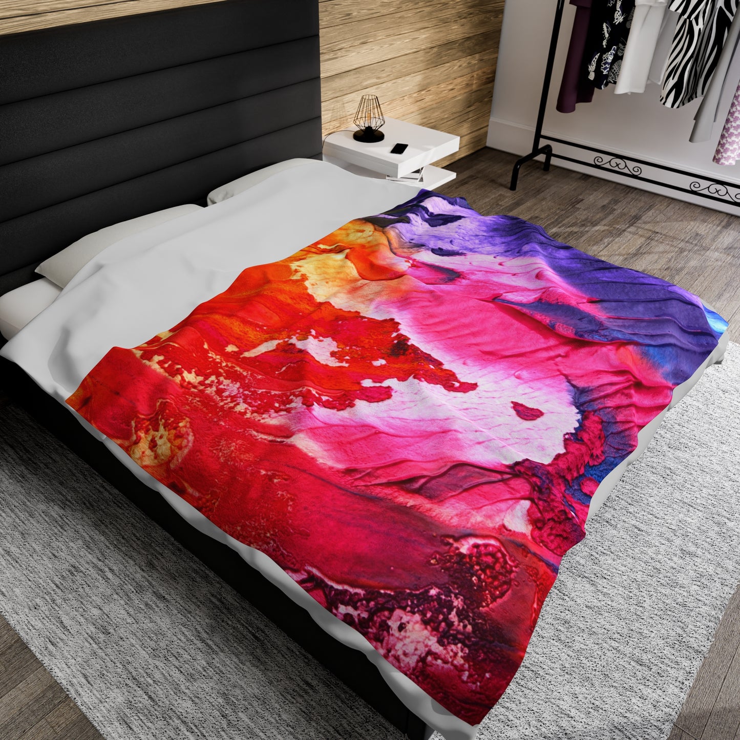 Spectrum Symmetry - The Alien Velveteen Plush Blanket