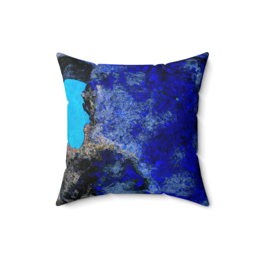 "Crow's Perch on a Waning Tower" - The Alien Square Pillow