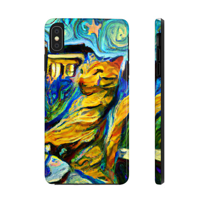 "A Cat Amongst the Celestial Tea Leaves" - The Alien Tough Phone Cases