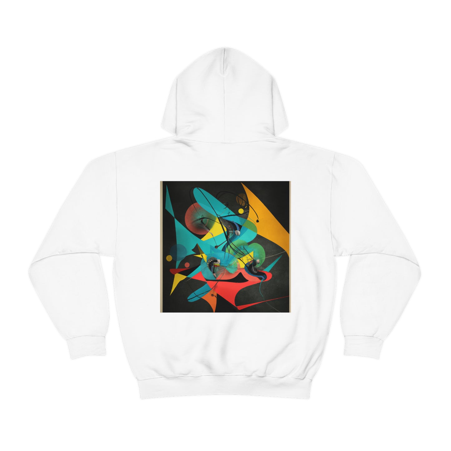 „Illusionäre Perspektive: Ein bunter Tanz des Lichts“ – The Alien Unisex Hoodie