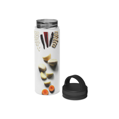 "Cooking Up Creativity: DIY Kitchen Art" - The Alien Stainless Steel Water Bottle, Handle Lid