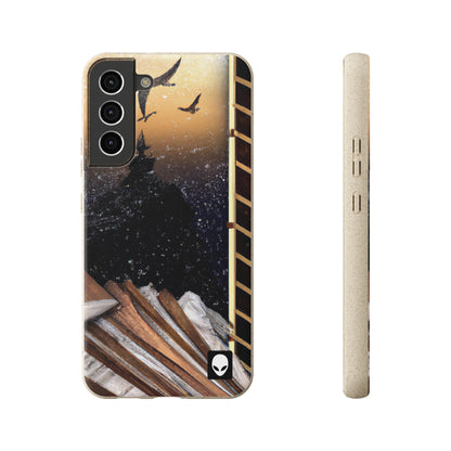 "A Tale of Storytelling Art: A Mixed Media Masterpiece" - The Alien Eco-friendly Cases