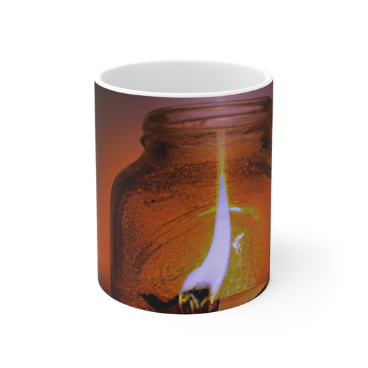 „Lights Illuminating: A Creative Exploration of the Power of Light“ – The Alien Keramiktasse 11 oz