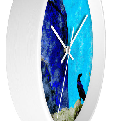 "Crow's Perch on a Waning Tower" - The Alien Wall Clock