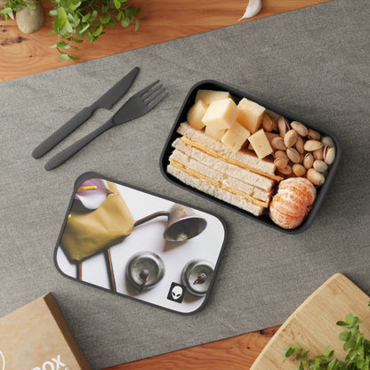 "Exploring the Subconscious Through the Manipulation of Reality" - The Alien Eco-friendly PLA Bento Box with Band and Utensils