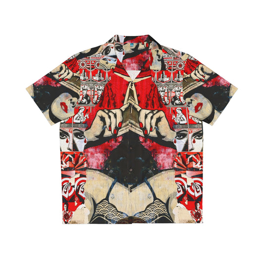 Whimsical Odyssey - La camisa hawaiana para hombre alienígena