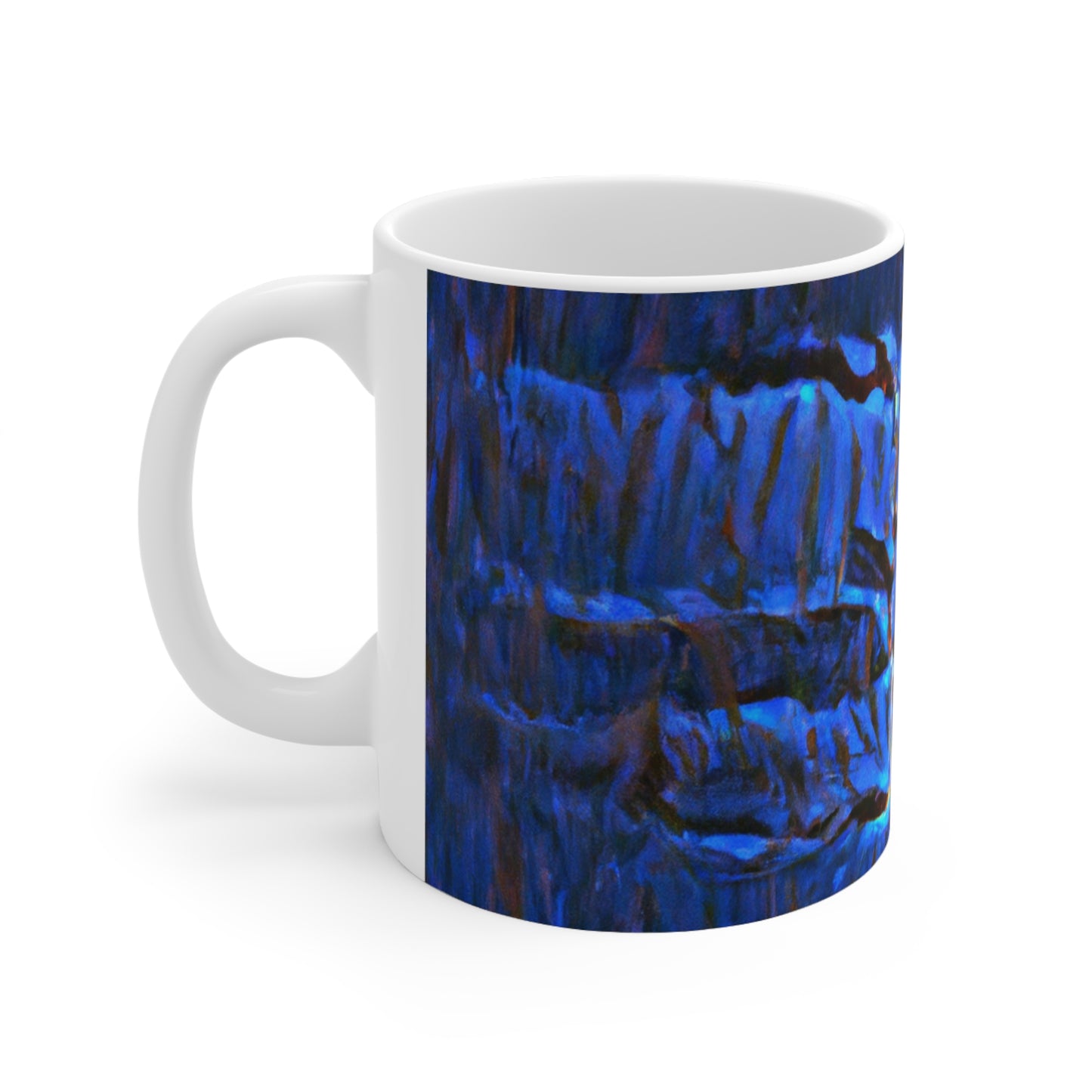 "Electric Splits in the Heavens" - The Alien Ceramic Mug 11 oz