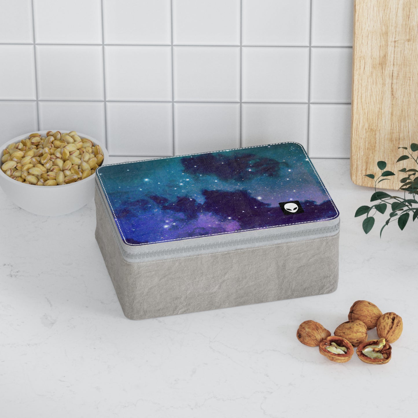 "Midnight Celestial Symphony" - The Alien Eco-friendly Paper Lunch Bag