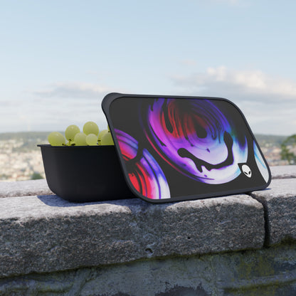 "Exploring Contrasts: A Colorful Dance of Luminance and Chromatic Aberration" - The Alien Eco-friendly PLA Bento Box with Band and Utensils