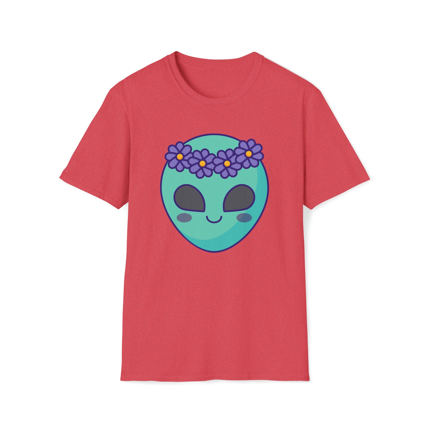 Starry Serenity – The Alien Unisex Softstyle T-Shirt