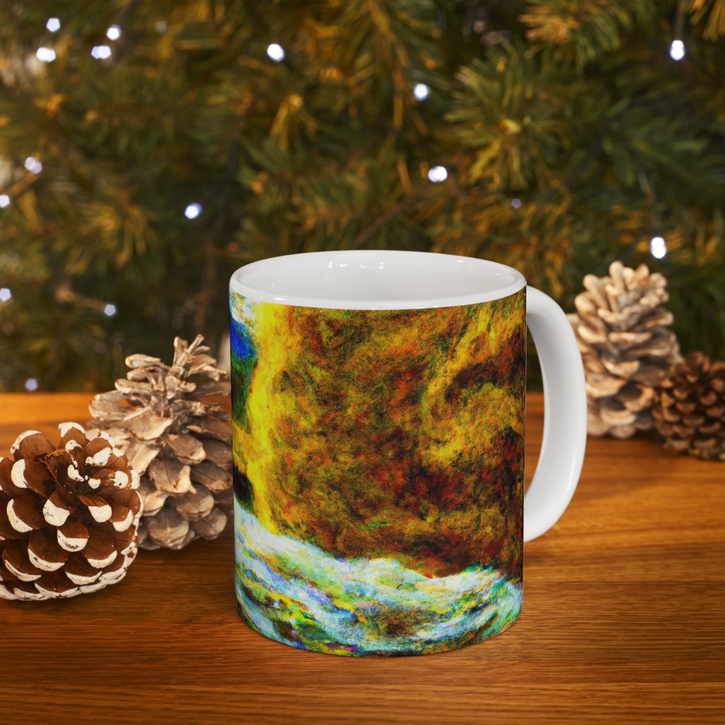 "Along the Riverbanks of Sorrows" - The Alien Ceramic Mug 11 oz