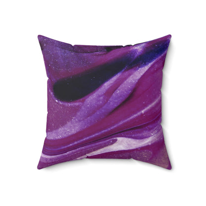 Palette Possibilities - The Alien Spun Polyester Square Pillow