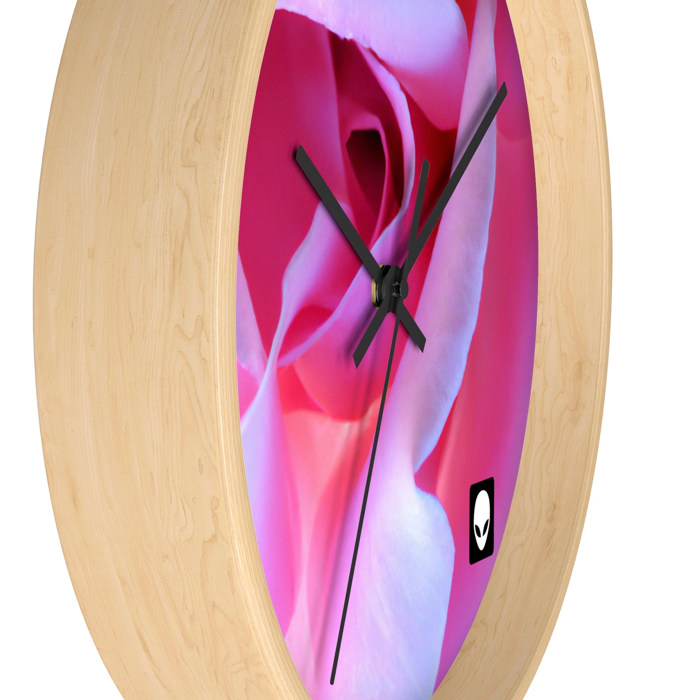 "Blissful Blooms: The Delicate Beauty of Nature" - The Alien Wall Clock