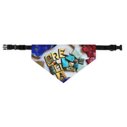 "A Mosaic of Resilience: A Creative Exploration of Strength and Endurance" - The Alien Pet Bandana Collar