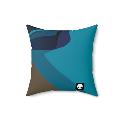 "Metamorphosis: The Art of Transformation" - The Alien Square Pillow