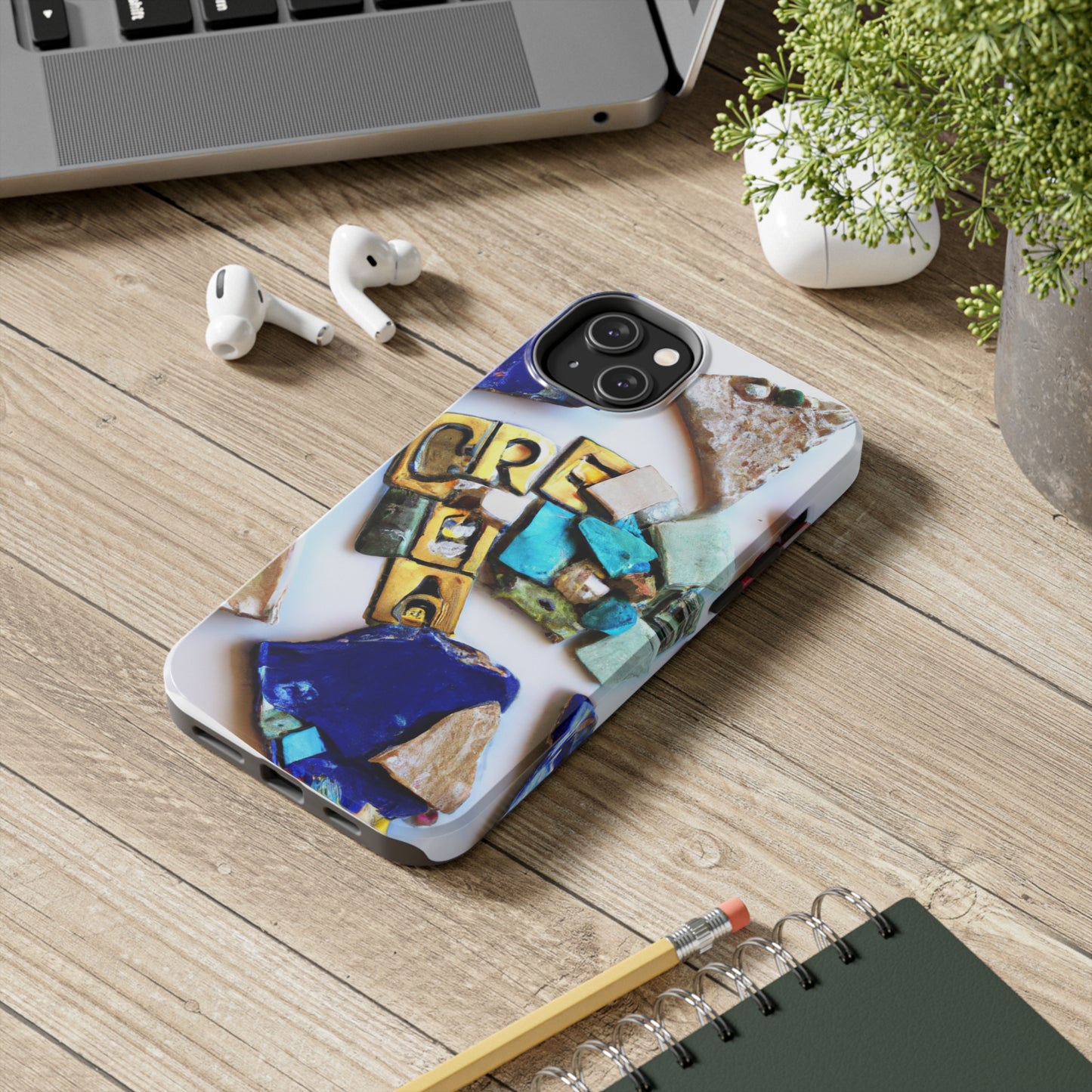 "Un mosaico de resiliencia: una exploración creativa de la fuerza y ​​la resistencia" - The Alien Tough Phone Cases