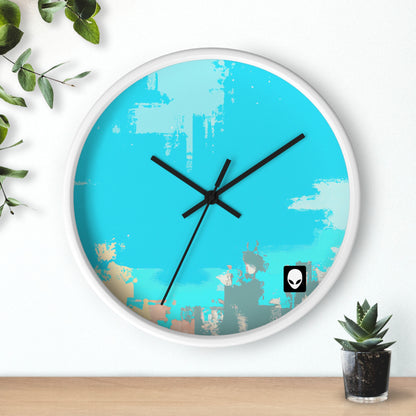 "Un paisaje ventoso: una combinación de tradición y modernidad" - The Alien Wall Clock