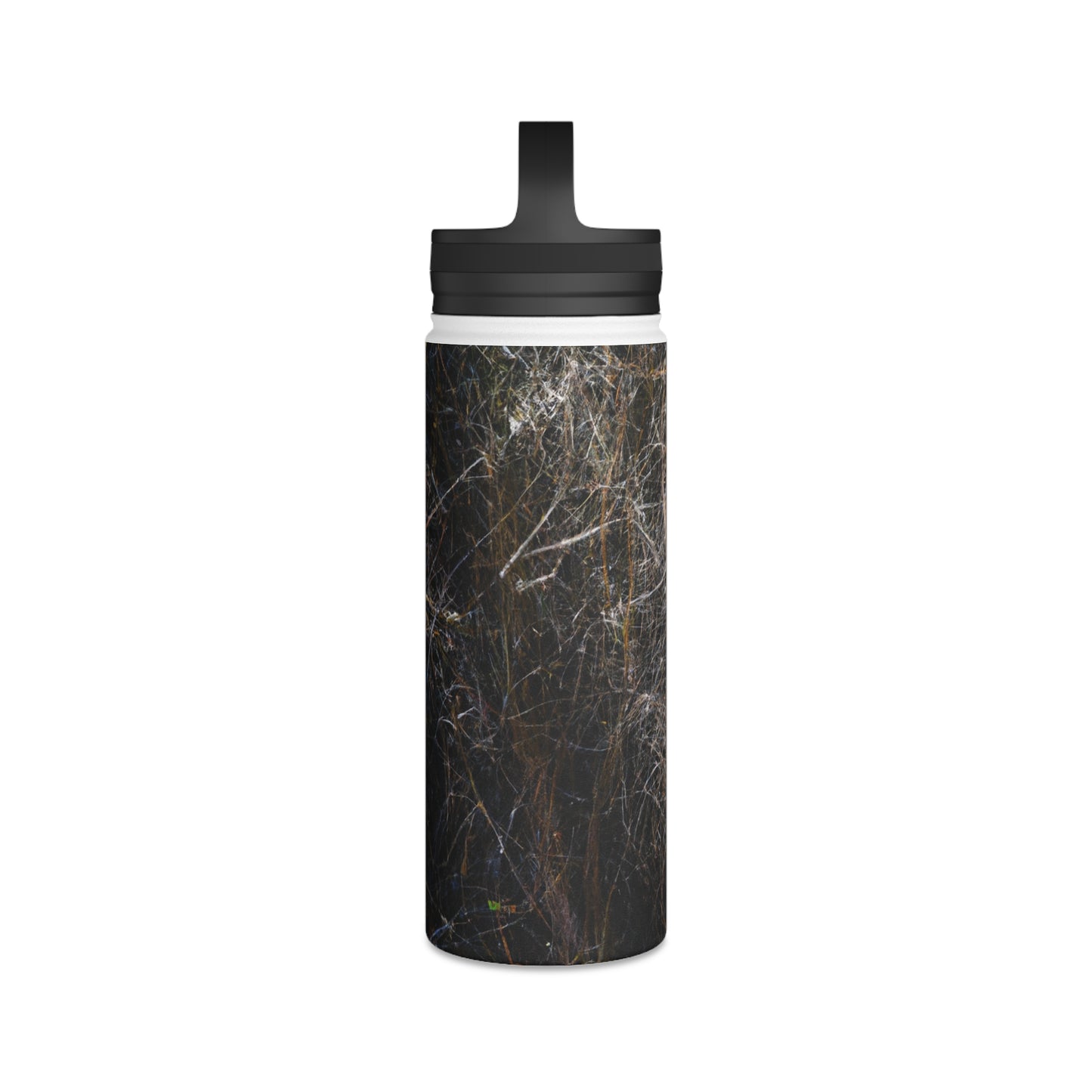 "A Glimpse of Nature's Glory" - The Alien Stainless Steel Water Bottle, Handle Lid