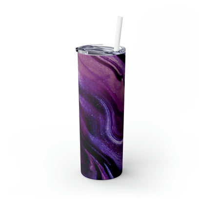 Palette Possibilities - The Alien Maars® Skinny Tumbler with Straw 20oz