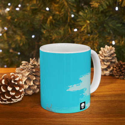 "A Breezy Skyscape: A Combination of Tradition and Modernity" - The Alien Ceramic Mug 11 oz