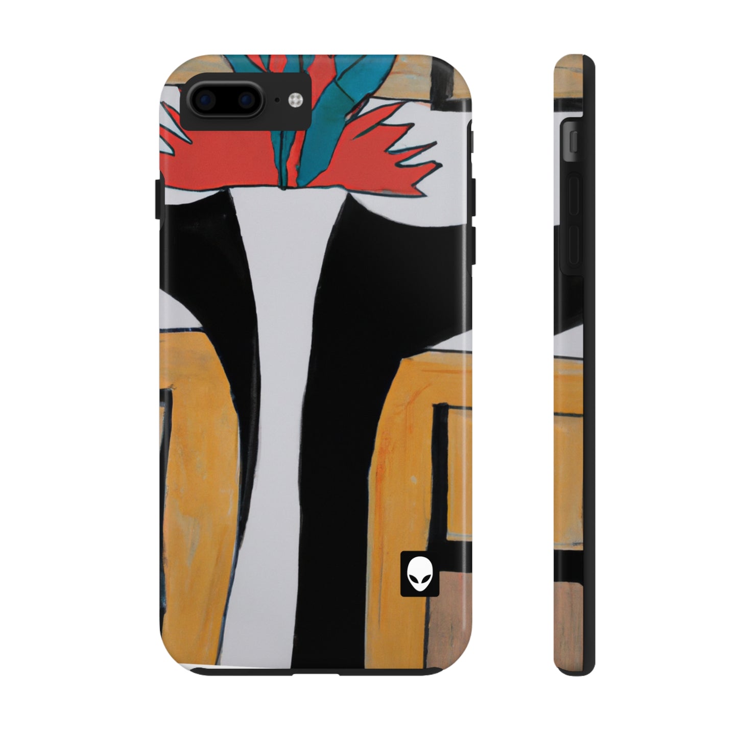 "Explorando el equilibrio y los patrones en el arte abstracto" - The Alien Tough Phone Cases