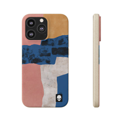 „Zusammenspiel von Licht und Schatten: Eine abstrakte Collage“ – The Alien Eco-Friendly Cases