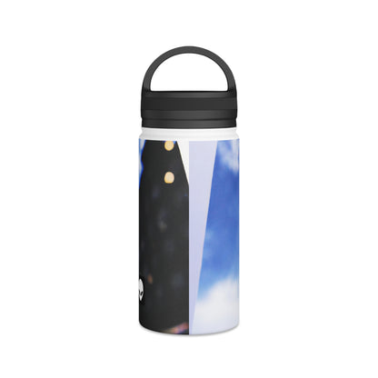 "Colors of Home: Exploring Place Through Art" - The Alien Stainless Steel Water Bottle, Handle Lid