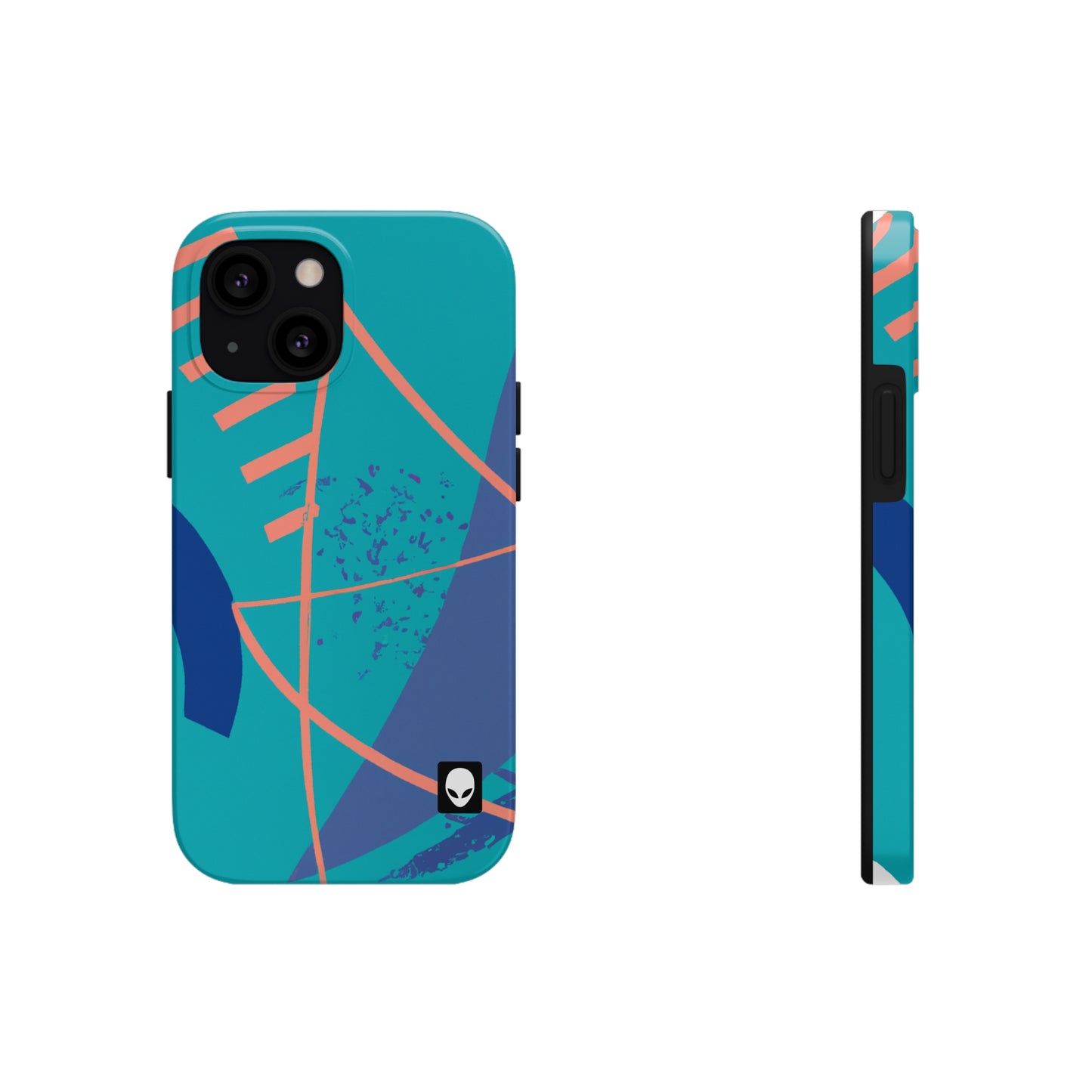 Geometrische Kunst: Eine Erforschung von Farbe und Form – The Alien Tough Phone Cases