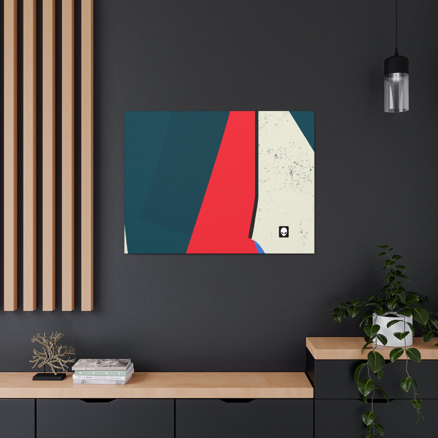 "Abstract Expressionism: Exploring Lines and Shapes" - The Alien Canva