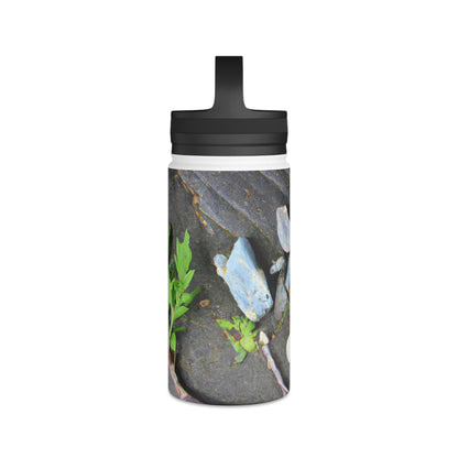 "Elements of Nature: Crafting a Creative Landscape" - The Alien Stainless Steel Water Bottle, Handle Lid