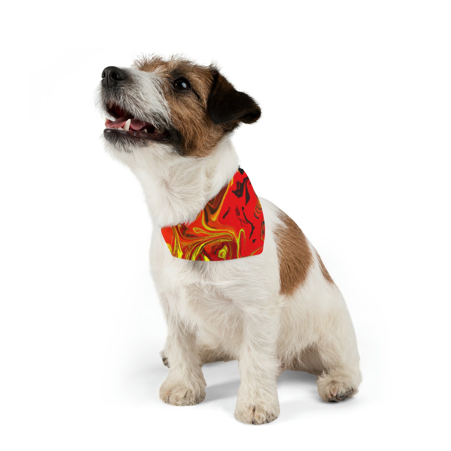 "Abstract Energy in Motion" - The Alien Pet Bandana Collar