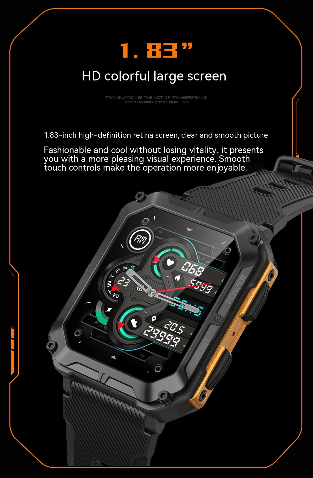 Intelligent Bluetooth Call Three Prevention Outdoor Waterproof Watch