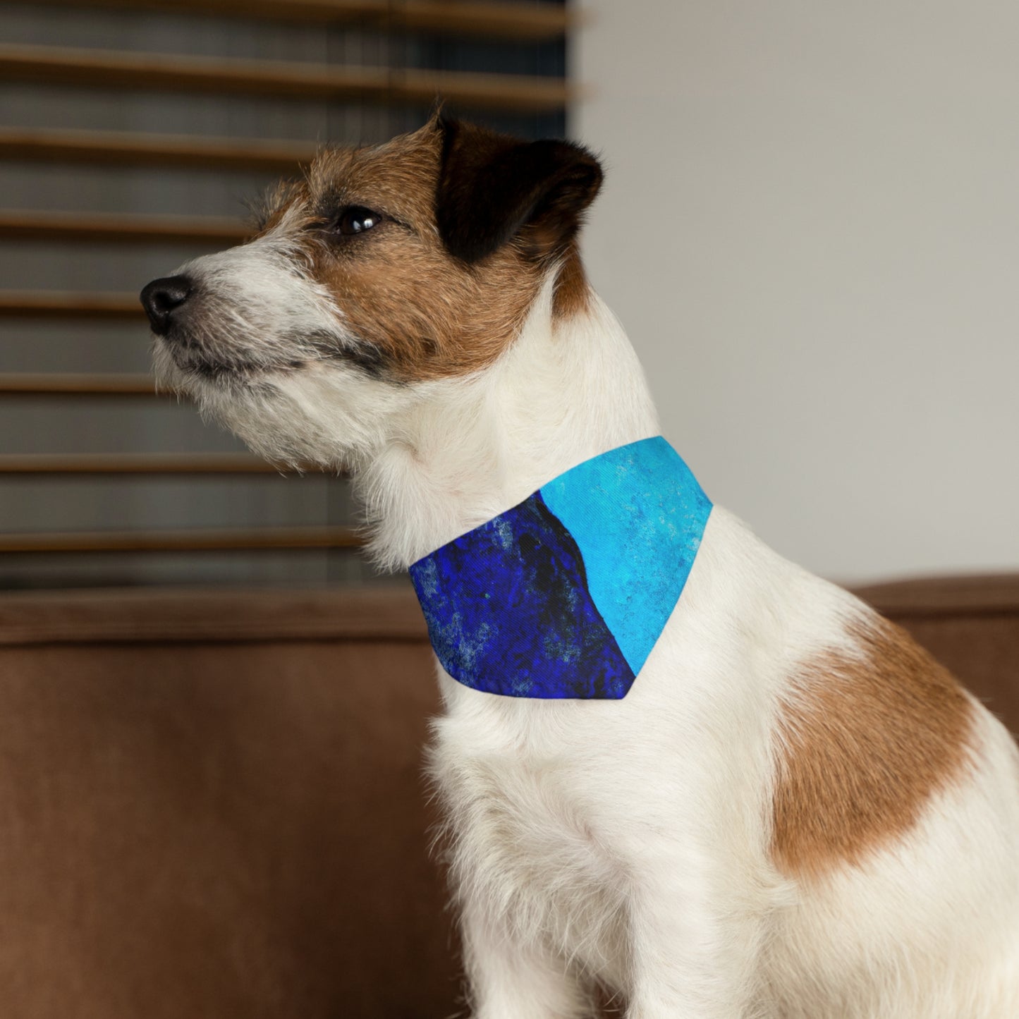 "Crow's Perch on a Waning Tower" - The Alien Pet Bandana Collar