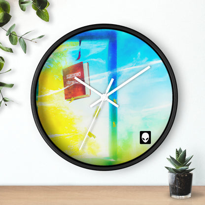 "Exploring My World through Art: Capturing the Memories of Places Visited" - The Alien Wall Clock