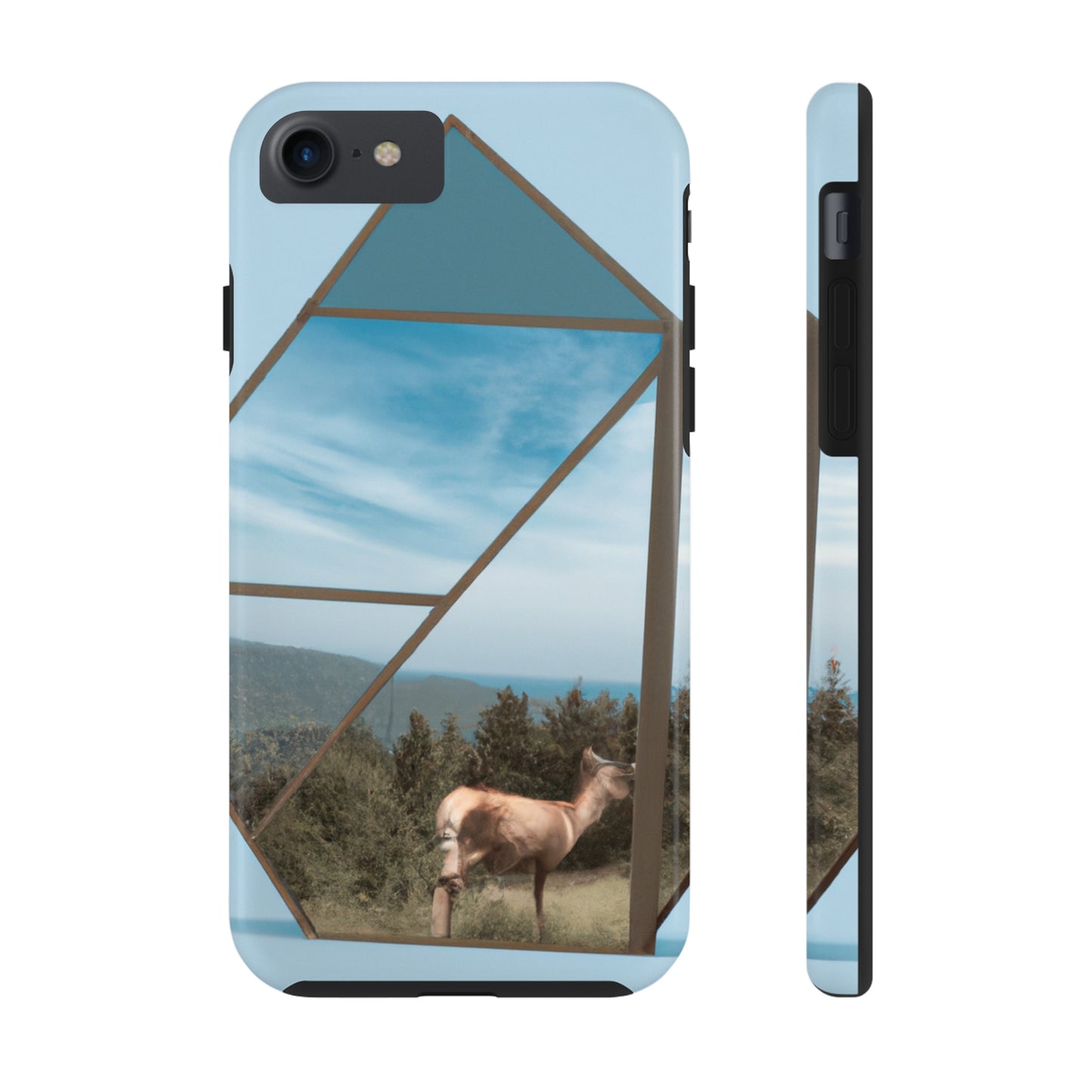 „Dreamscapes: Eine alltägliche Kunstcollage“ – The Alien Tough Phone Cases