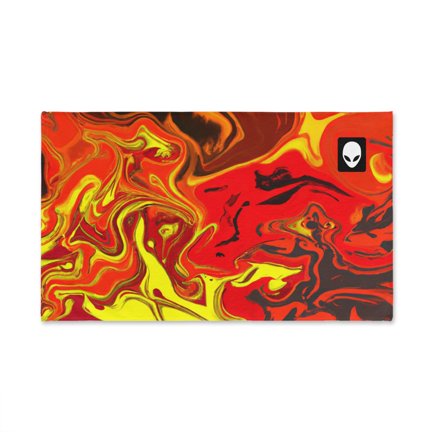 "Abstract Energy in Motion" - The Alien Hand towel